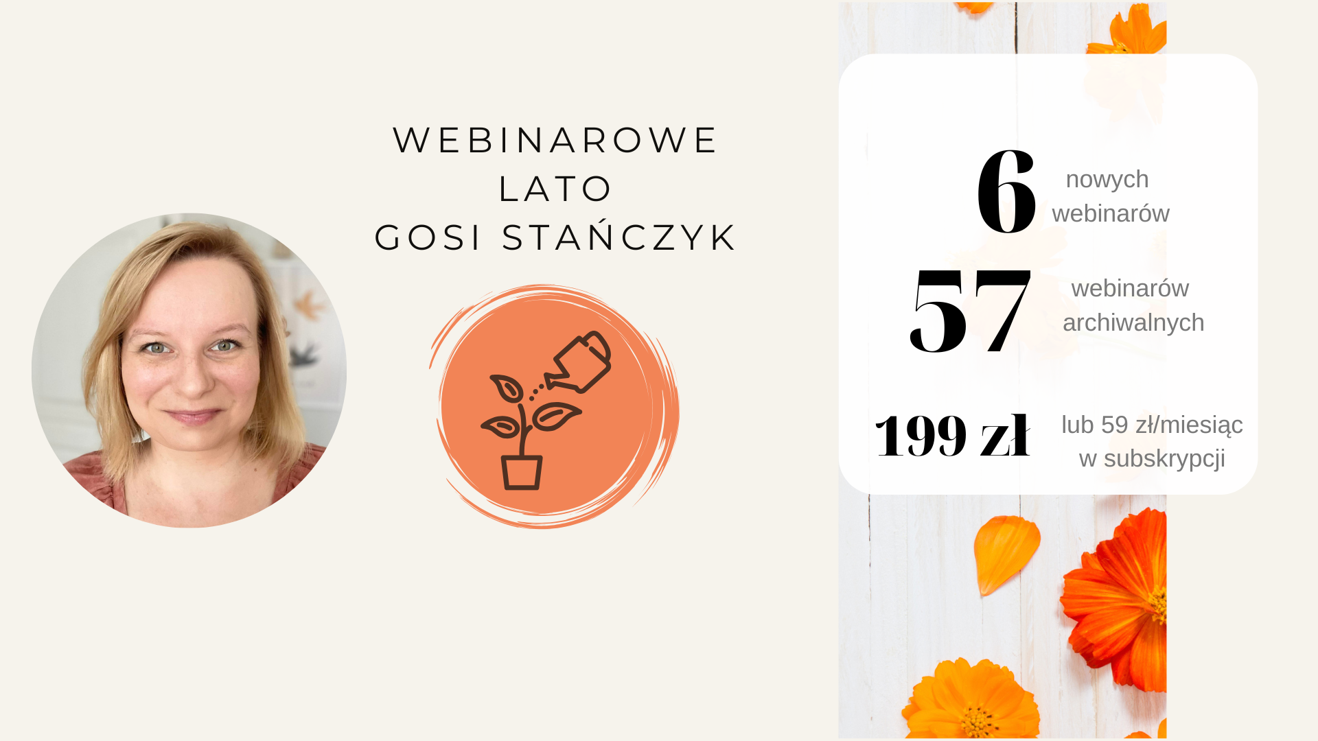 Webinarowe Lato Gosi Stańczyk Webinarowe Lato Gosi Stańczyk